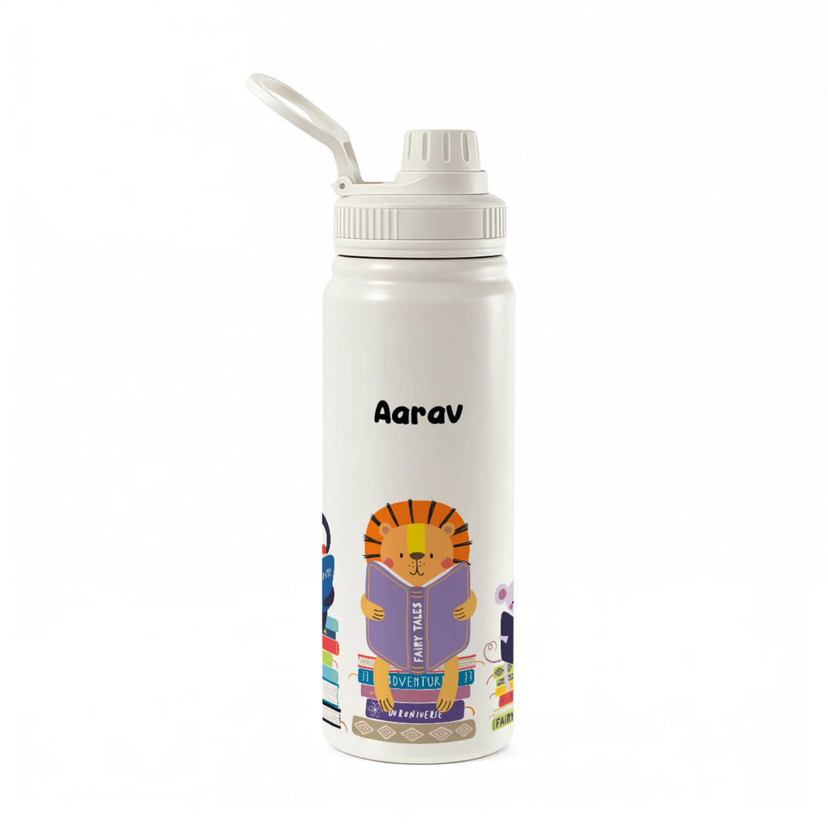 Personalised Animal Library Water Bottle (Hydro) 600 ML - image 1