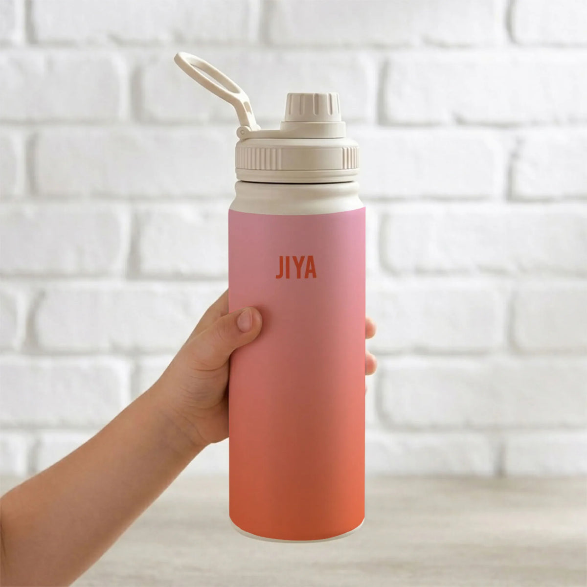 Personalised Apricot Insulated Water Bottle (Hydro) 600 ML - image 5