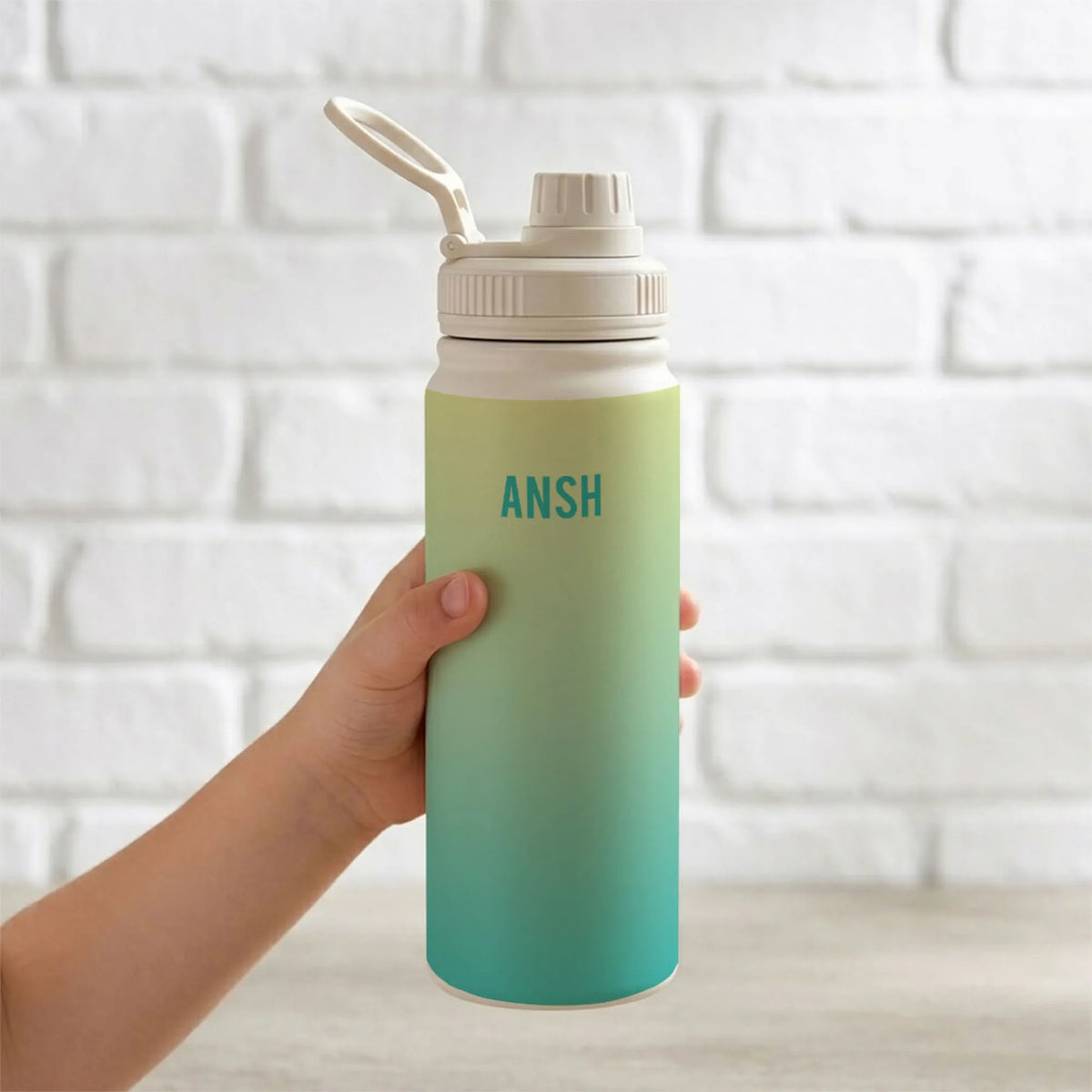 Personalised Aquamarine Water Bottle (Hydro) 600 ML - image 5