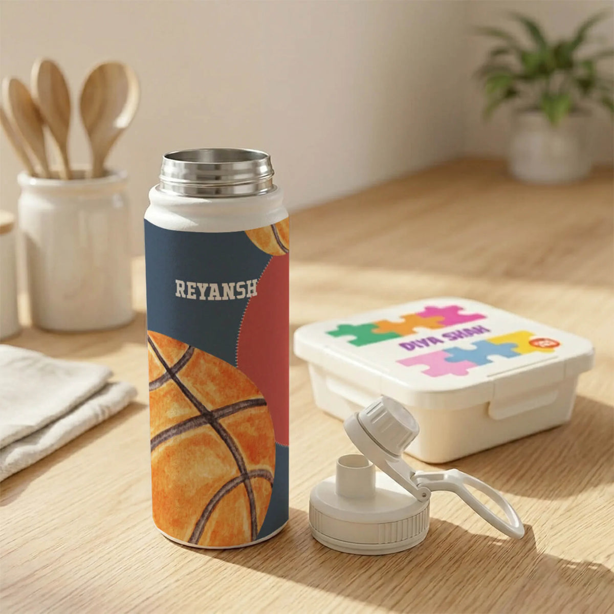 Personalised Basketball Is Life Water Bottle (Hydro) 600 ML - image 4