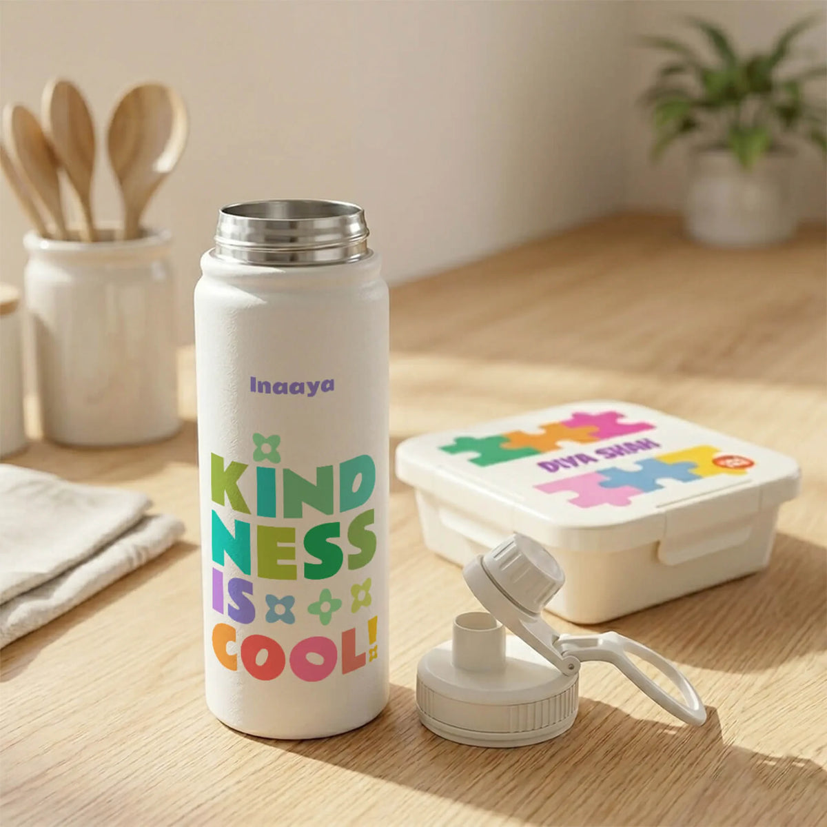Personalised Be Kind Water Bottle (Hydro) 600 ML - image 4