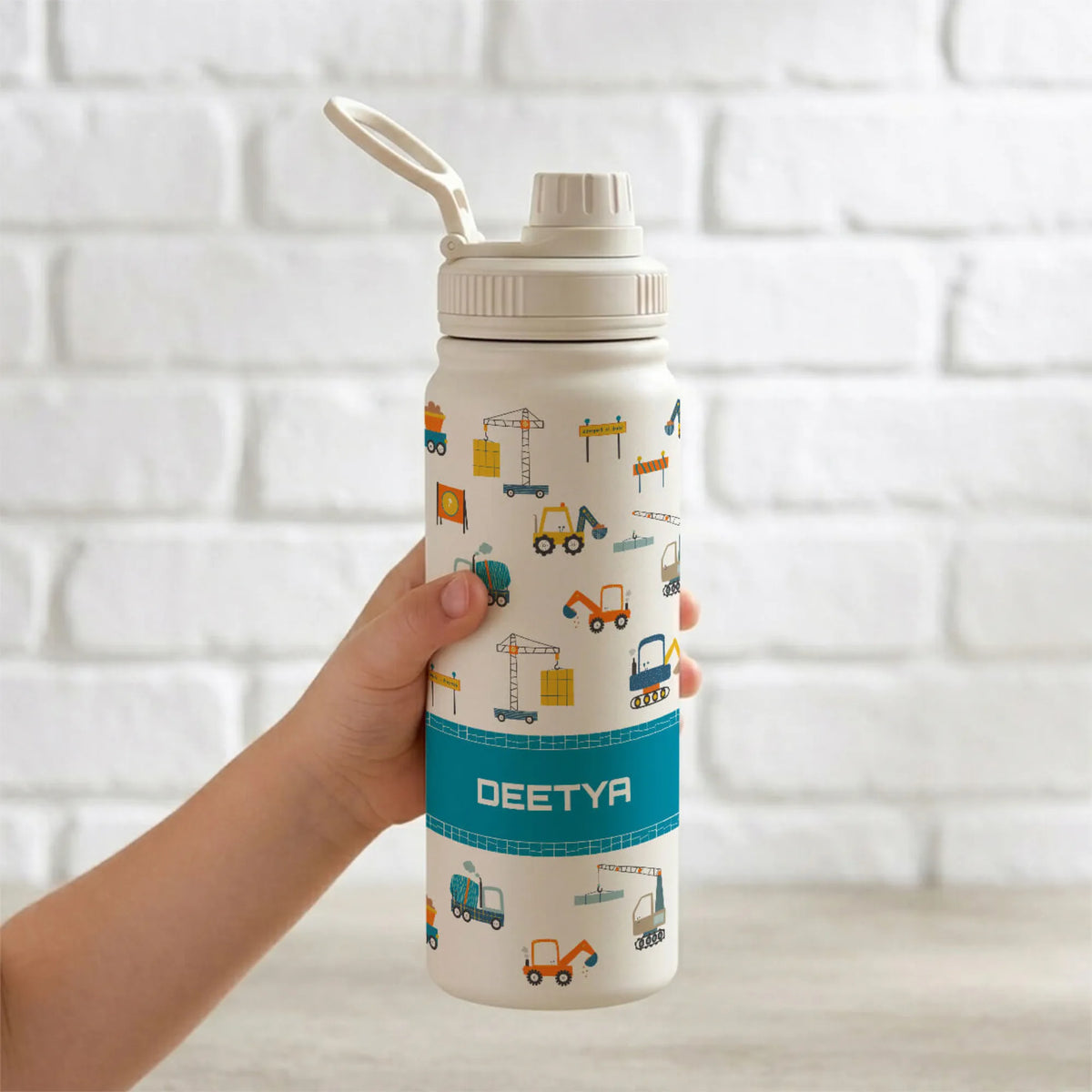 Personalised Construction Site Water Bottle (Hydro) 600 ML - image 5