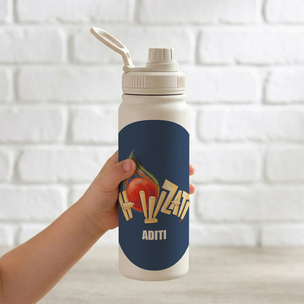 Personalised Cricket Buzz Water Bottle (Hydro) 600 ML - image 5