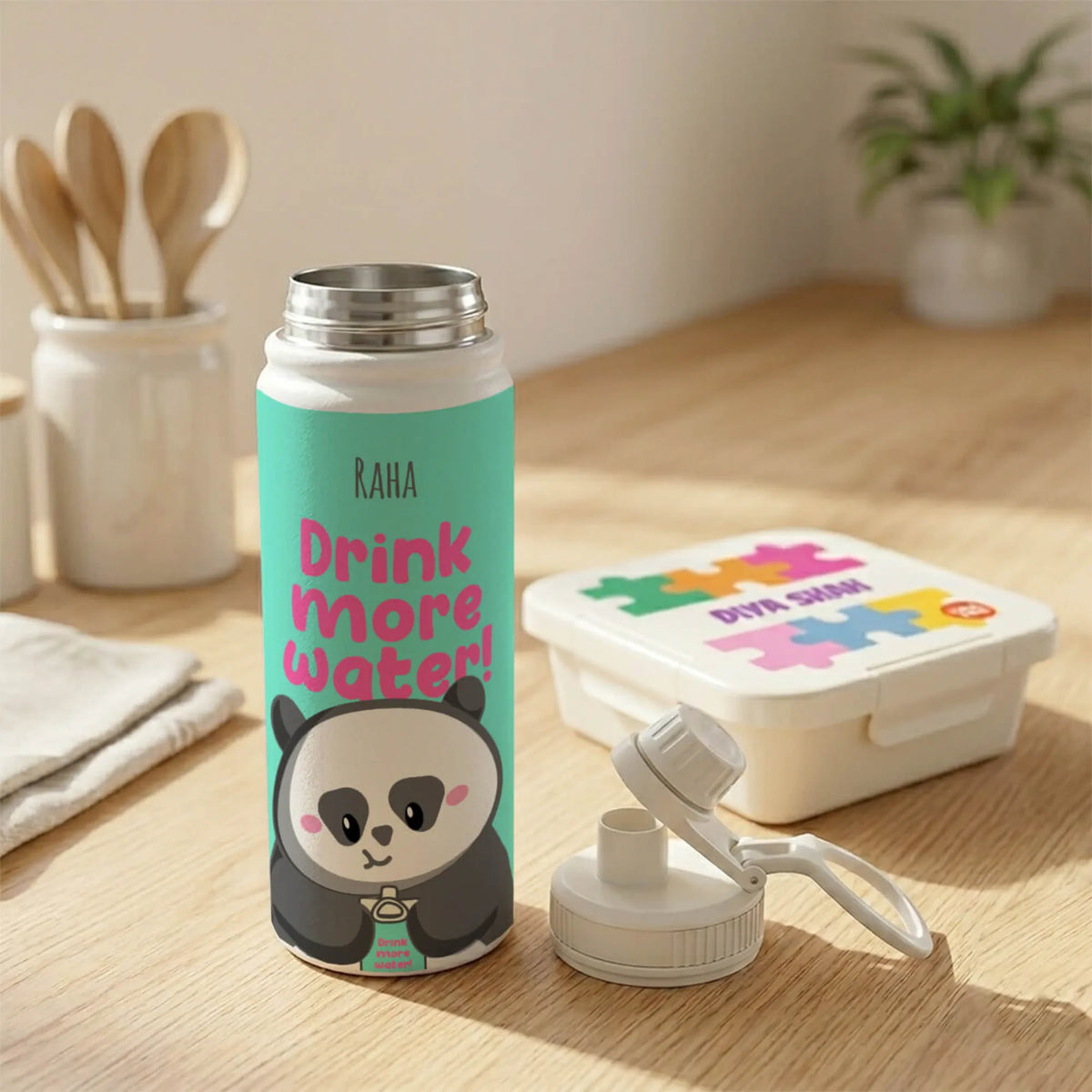 Personalised Drink More Water Bottle (Hydro) 600 ML - image 4