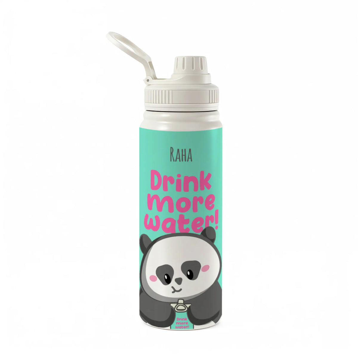 Personalised Drink More Water Bottle (Hydro) 600 ML - image 1
