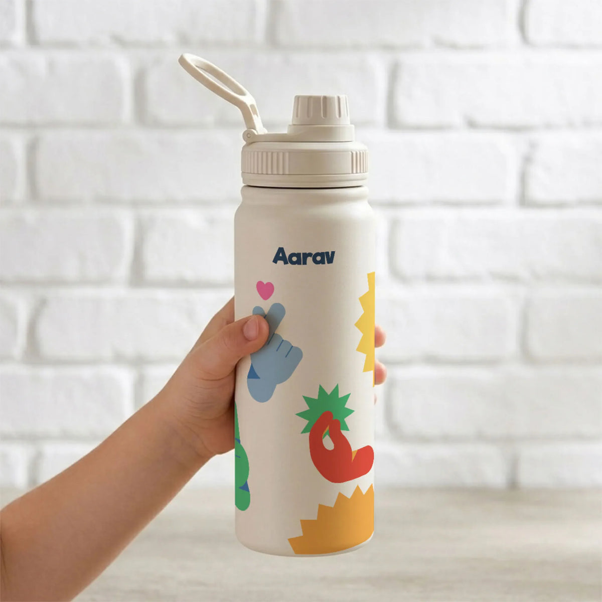 Personalised Emoji Moves Insulated Water Bottle (Hydro) 600 ML - image 5