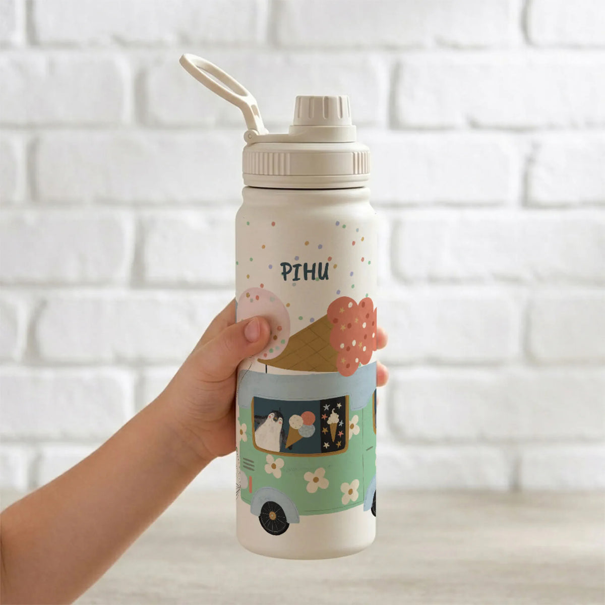 Personalised Ice Cream Fun Insulated Water Bottle (Hydro) 600 ML - image 5