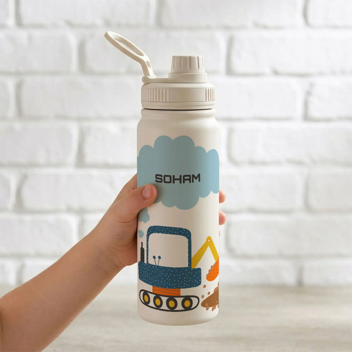 Personalised Let's Build Insulated Water Bottle (Hydro) 600 ML - image 5