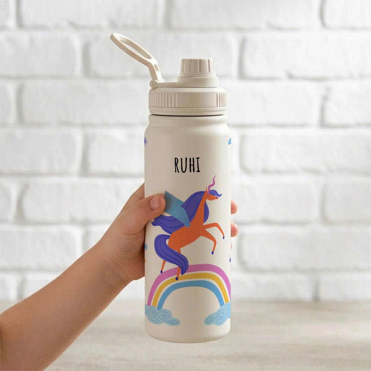 Personalised Magical Unicorn Insulated Water Bottle (Hydro) 600 ML - image 5