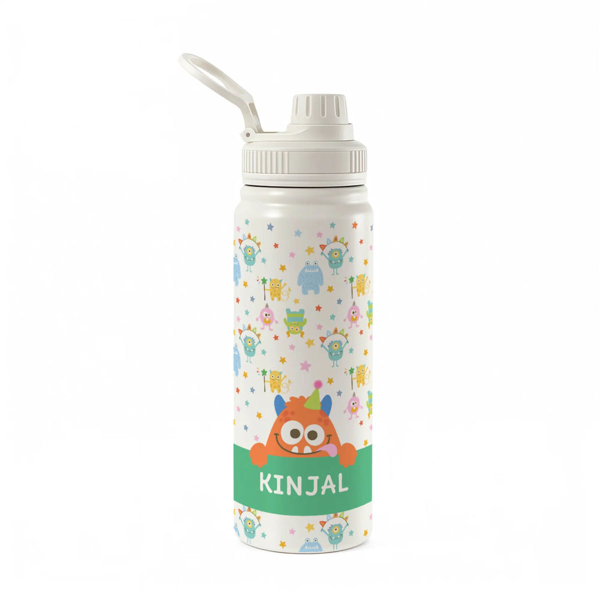 Personalised Monster Party Water Bottle (Hydro) 600 ML - image 1