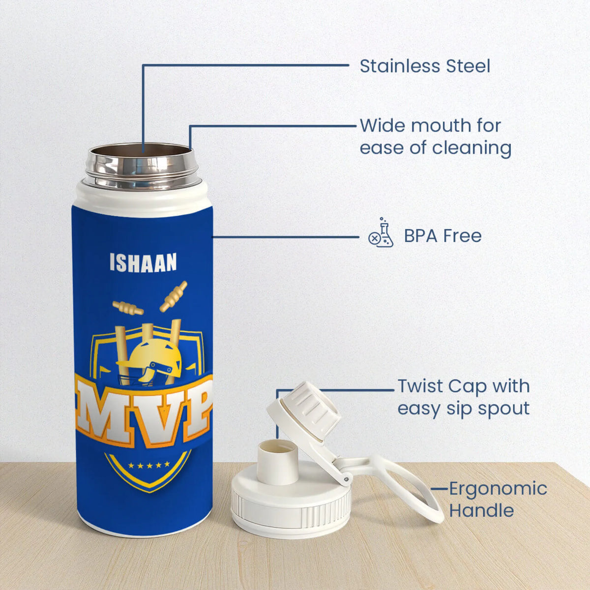 Personalised MVP Water Bottle (Hydro) 600 ML - image 6