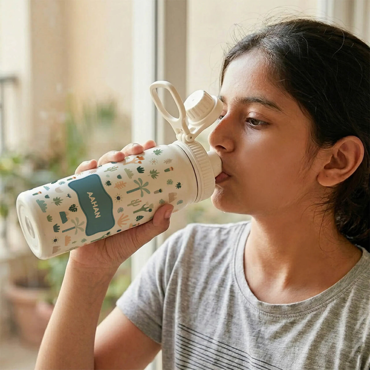 Personalised Nature & I Insulated Water Bottle (Hydro) 600 ML - image 2