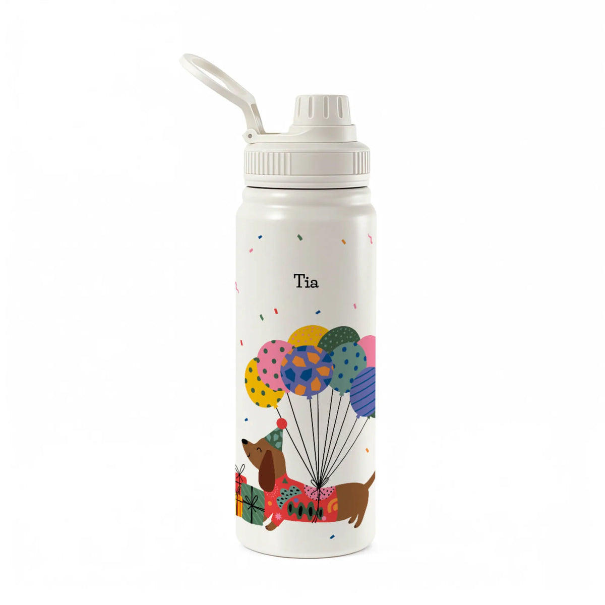 Personalised Paw Party Insulated Water Bottle (Hydro) 600 ML - image 1