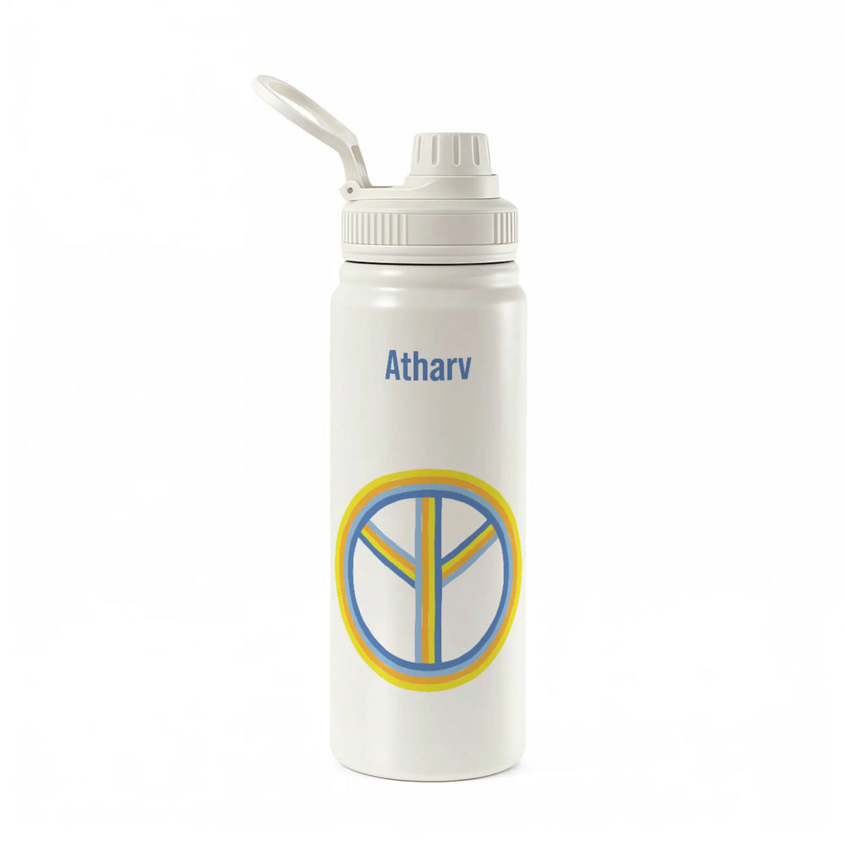 Personalised Peace Insulated Water Bottle (Hydro) 600 ML - image 1