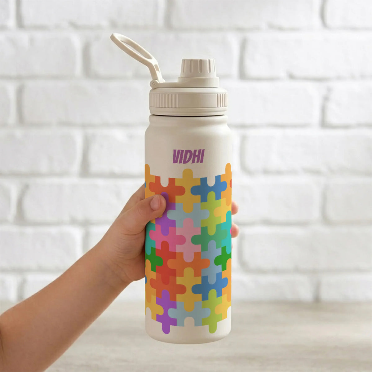 Personalised Puzzle Pop Insulated Water Bottle (Hydro) 600 ML - image 5