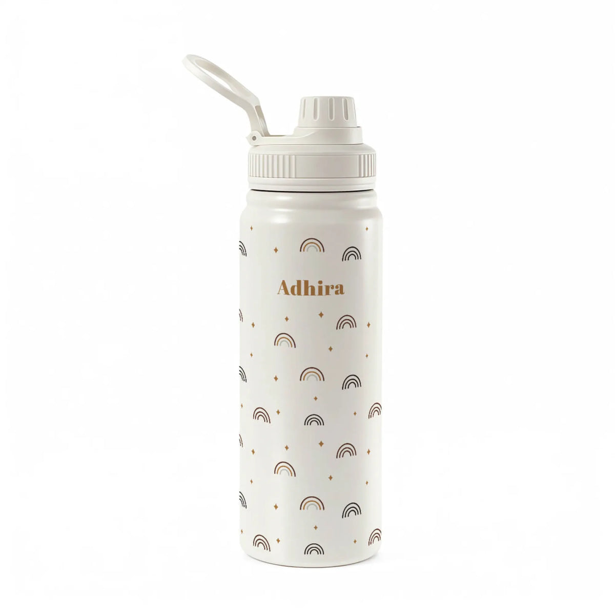 Personalised Rainbow Fun Insulated Water Bottle (Hydro) 600 ML - image 1