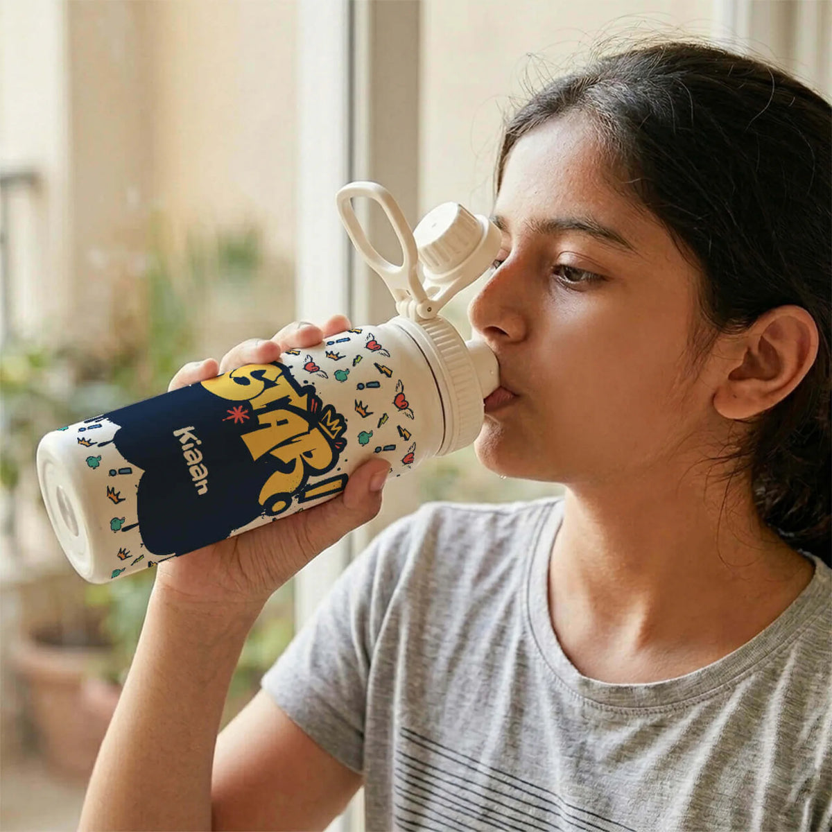 Personalised Rising Stars Insulated Water Bottle (Hydro) 600 ML - image 2