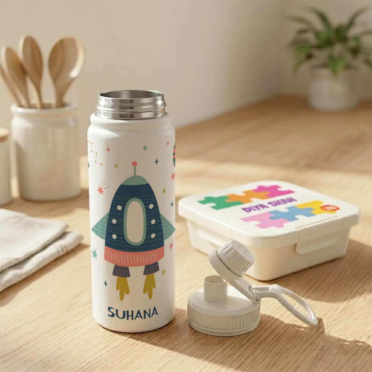 Personalised Space Explorer Insulated Water Bottle (Hydro) 600 ML - image 4