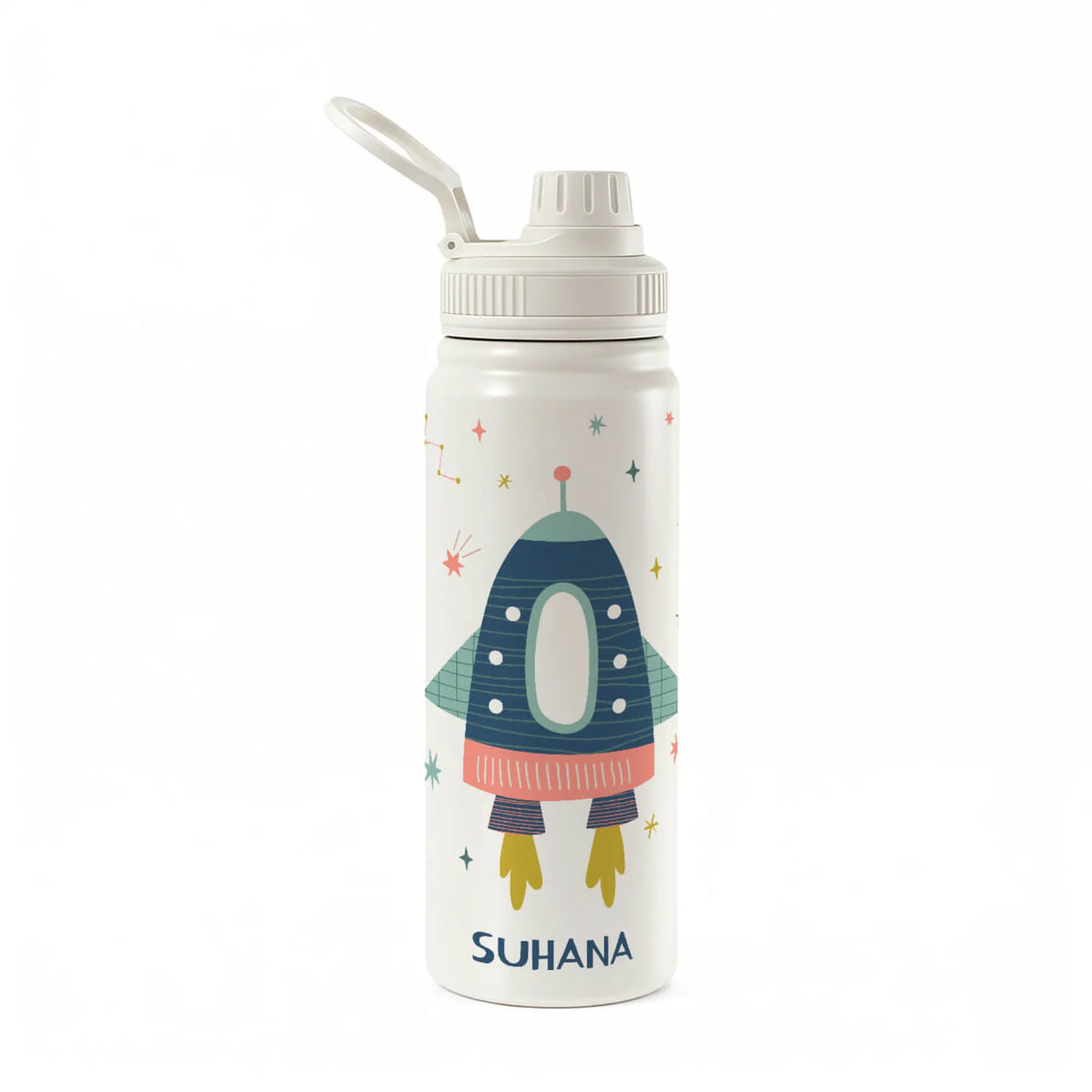 Personalised Space Explorer Insulated Water Bottle (Hydro) 600 ML - image 1