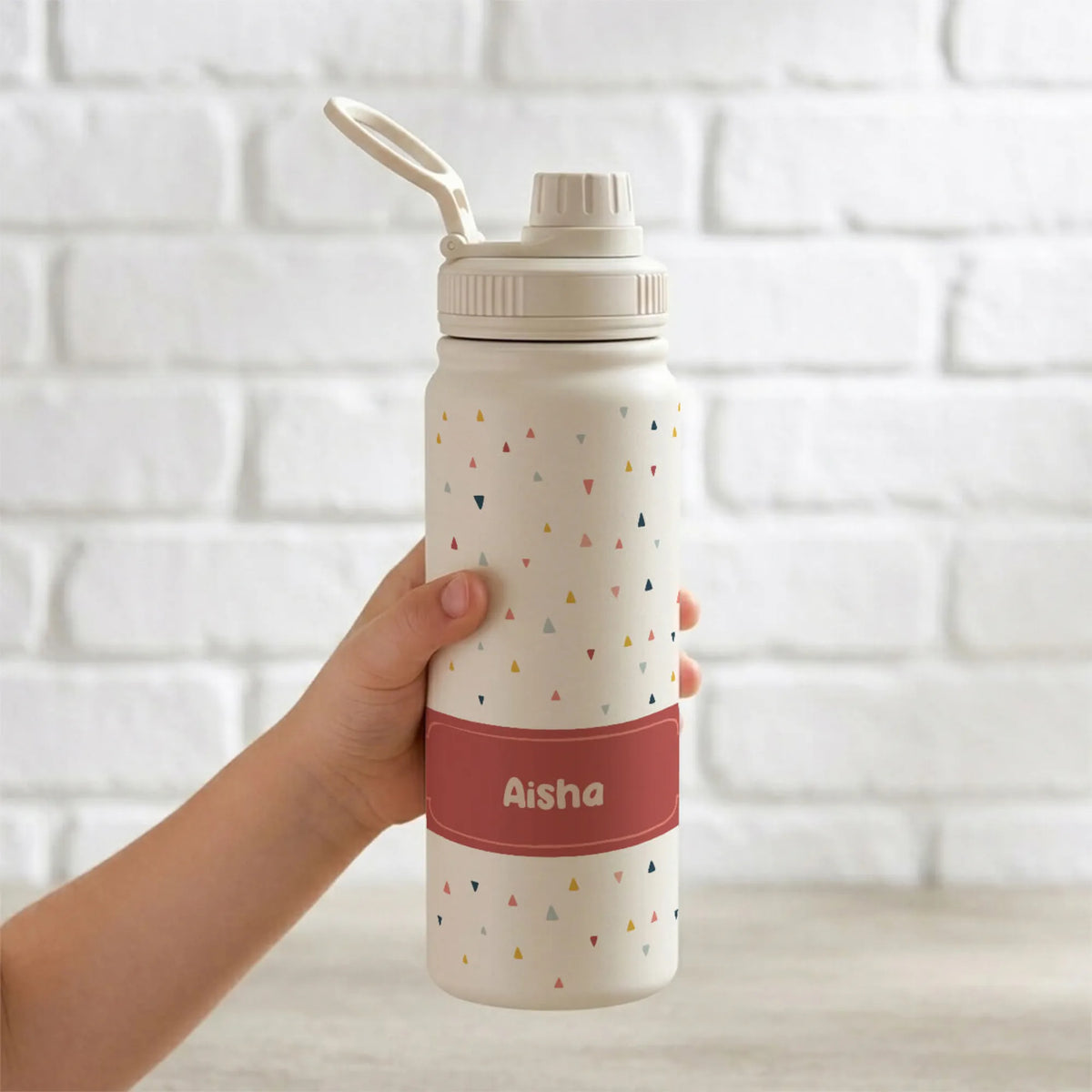 Personalised Triangle Tango Insulated Water Bottle (Hydro) 600 ML - image 5