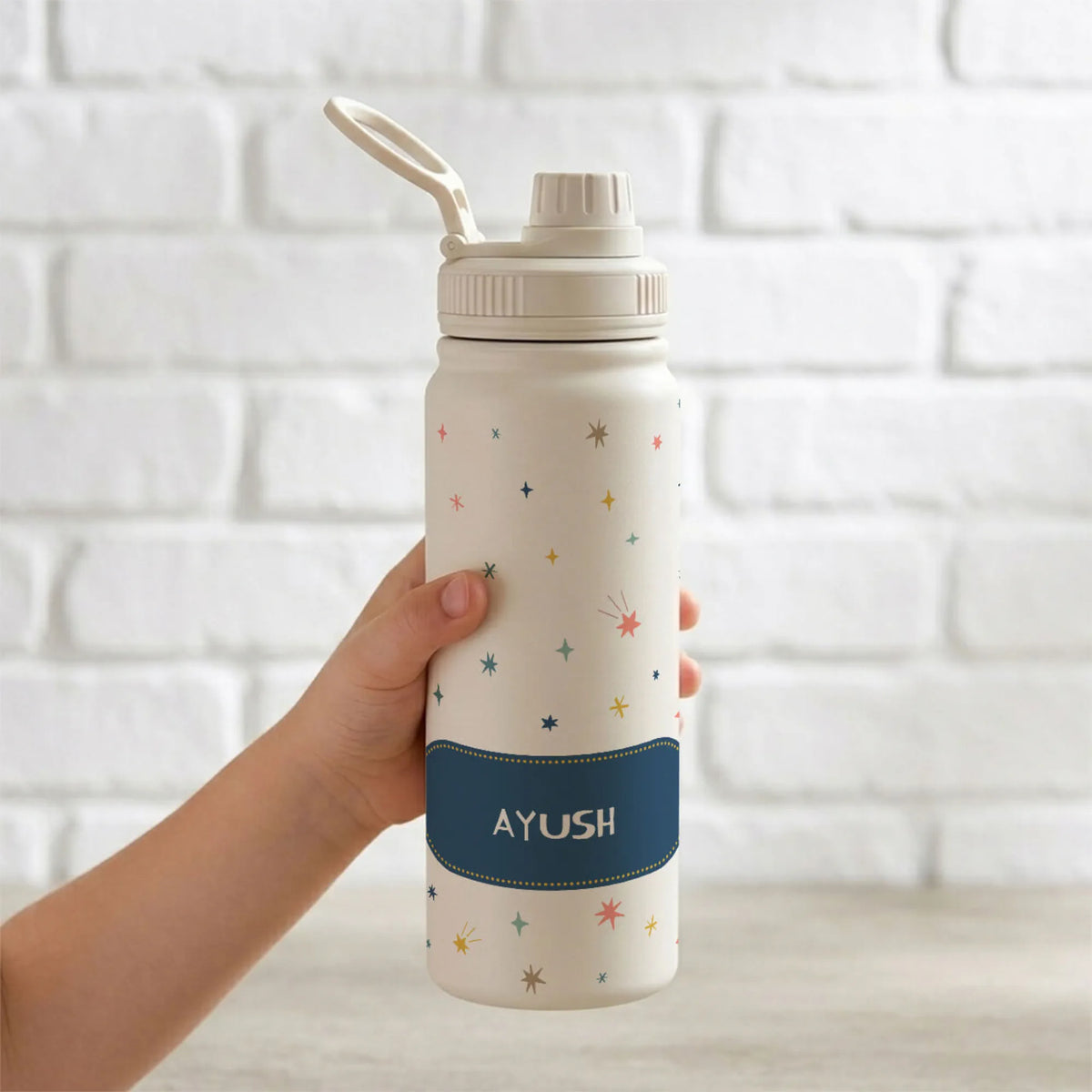 Personalised Twinkling Stars Water Bottle (Hydro) 600 ML - image 5