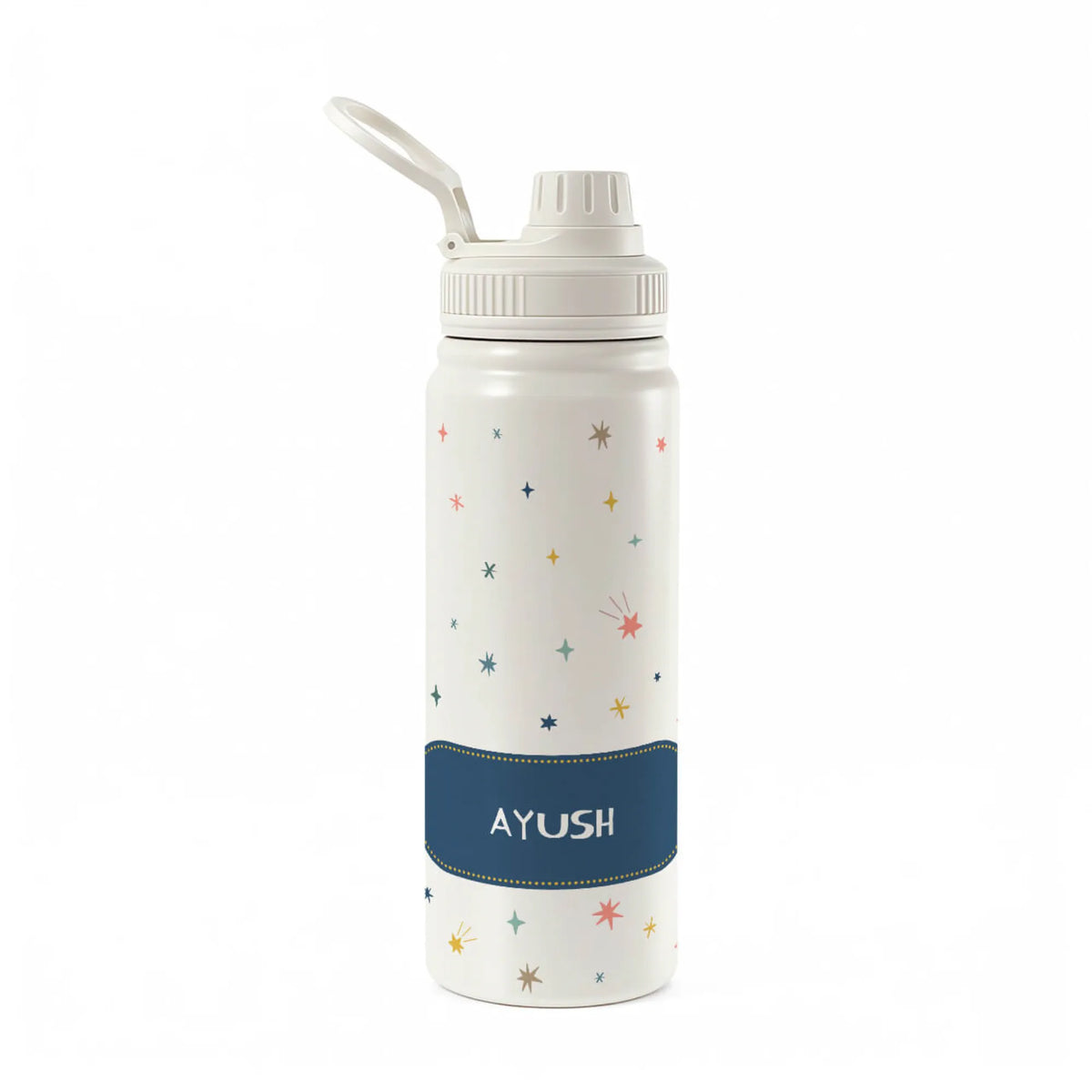 Personalised Twinkling Stars Insulated Water Bottle (Hydro) 600 ML - image 1
