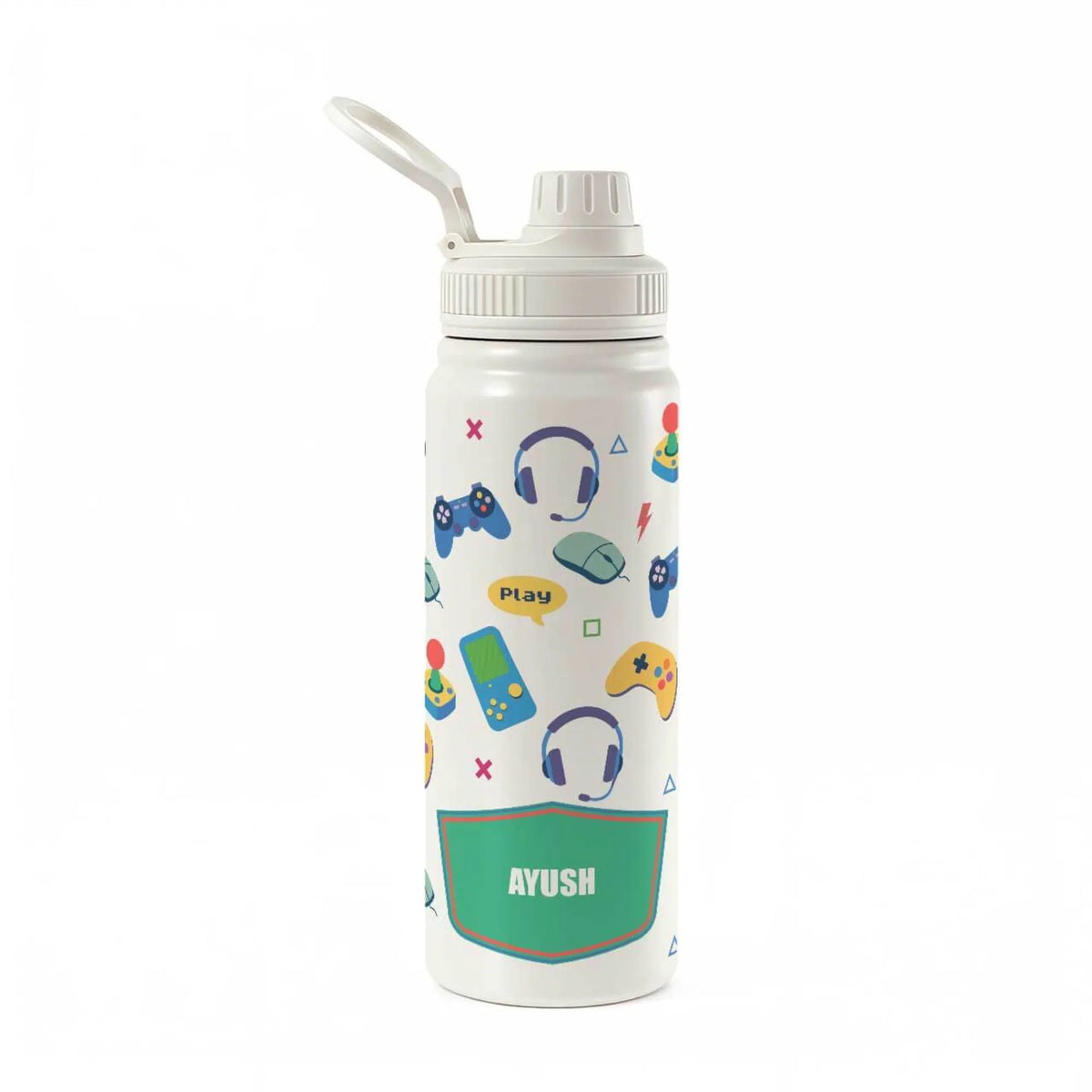 Personalised Video Game Insulated Water Bottle (Hydro) 600 ML - image 1