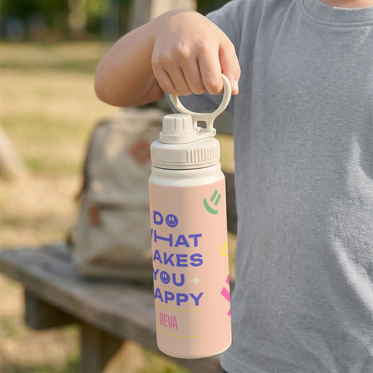 Personalised You Do You Water Bottle (Hydro) 600 ML - image 3
