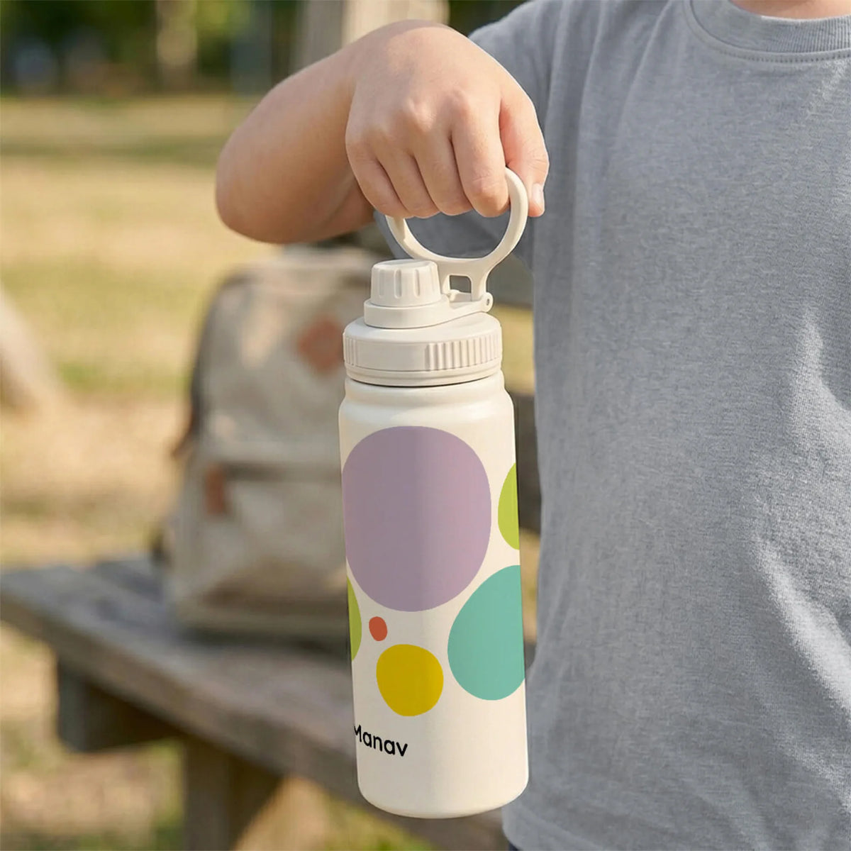 Personalised Zooboo Kids Insulated Water Bottle (Hydro) 600 ML - image 3