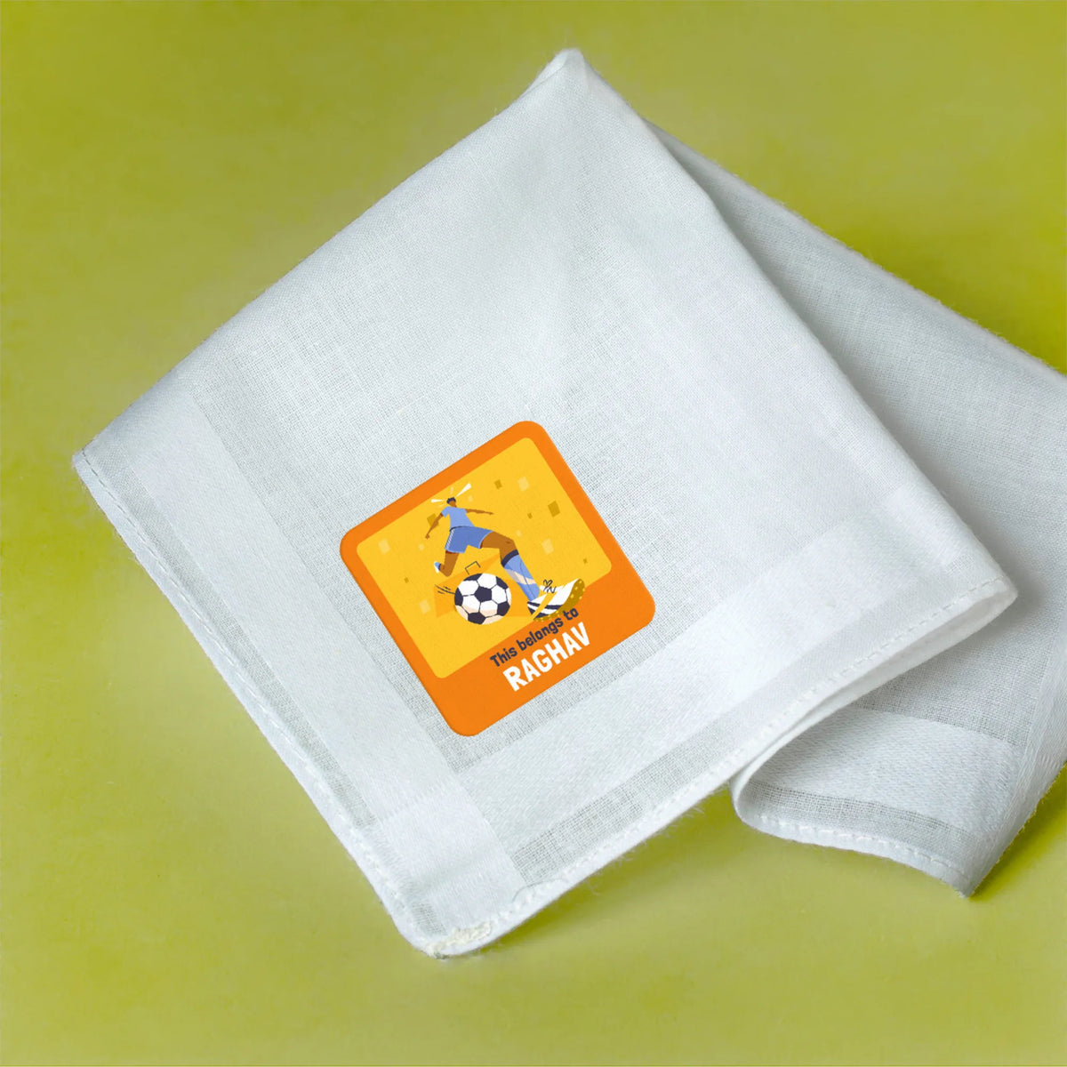 Personalised Football Goals Boy Iron-On Name Labels for Clothes - image 3