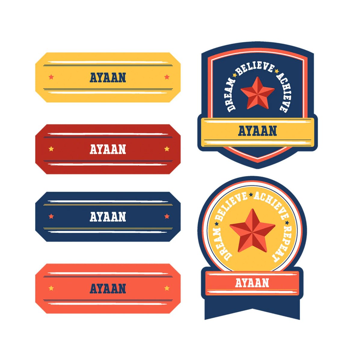 Personalised Jersey Number Iron-On Name Labels for Clothes - image 1