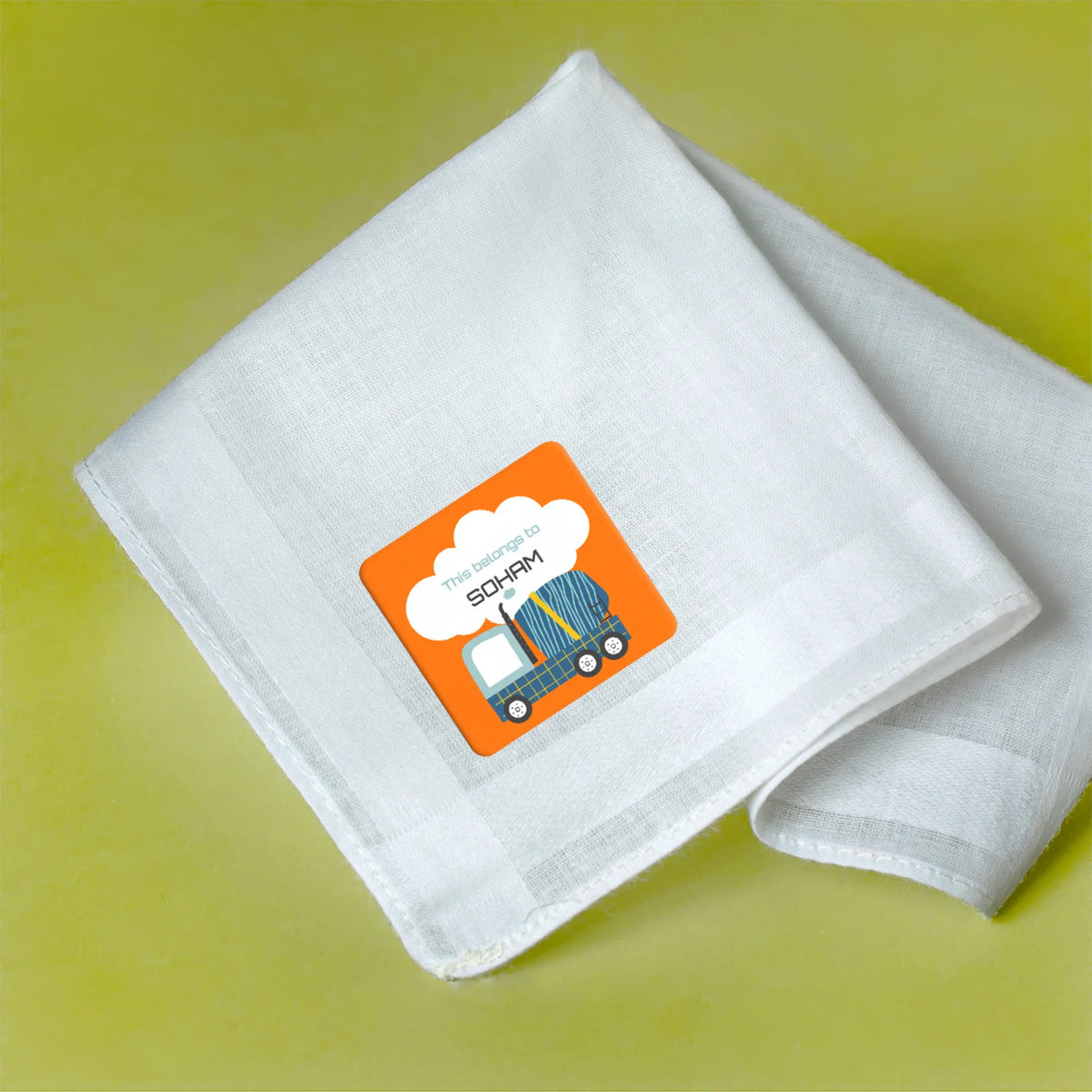 Personalised Let's Build Iron-On Name Labels for Clothes - image 3