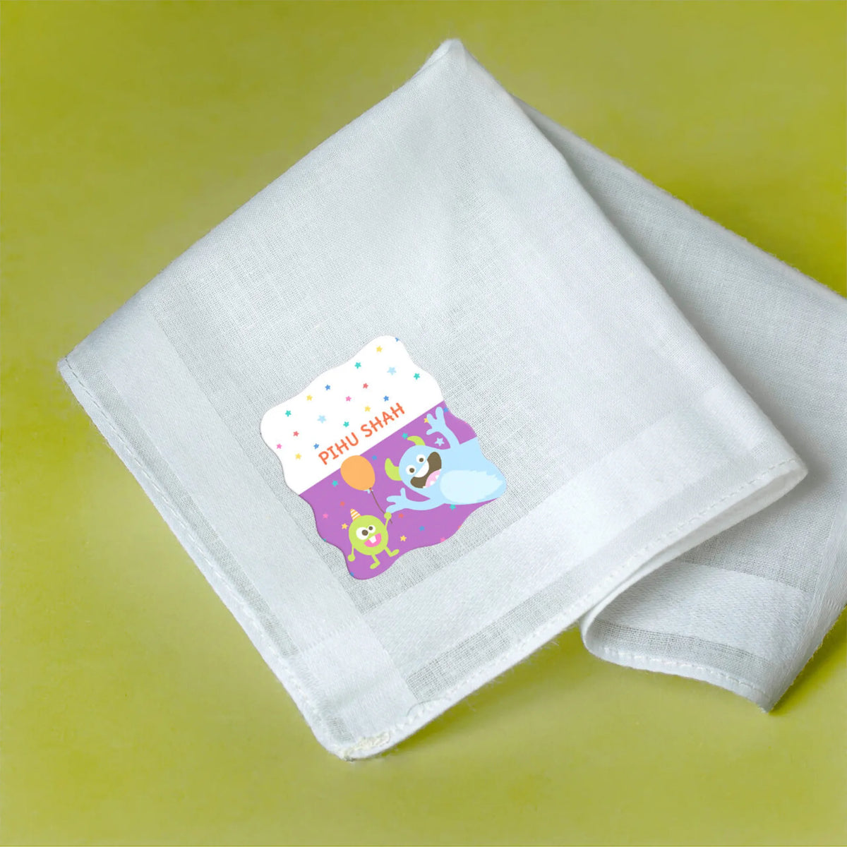 Personalised Monster Party Iron-On Name Labels for Clothes - image 3