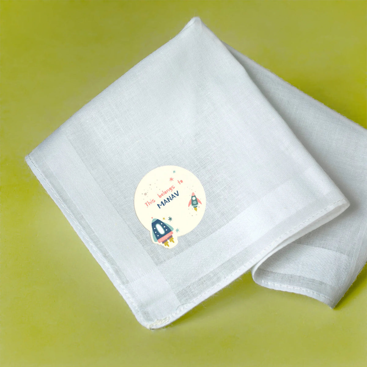 Personalised Space Explorer Iron-On Name Labels for Clothes - image 3