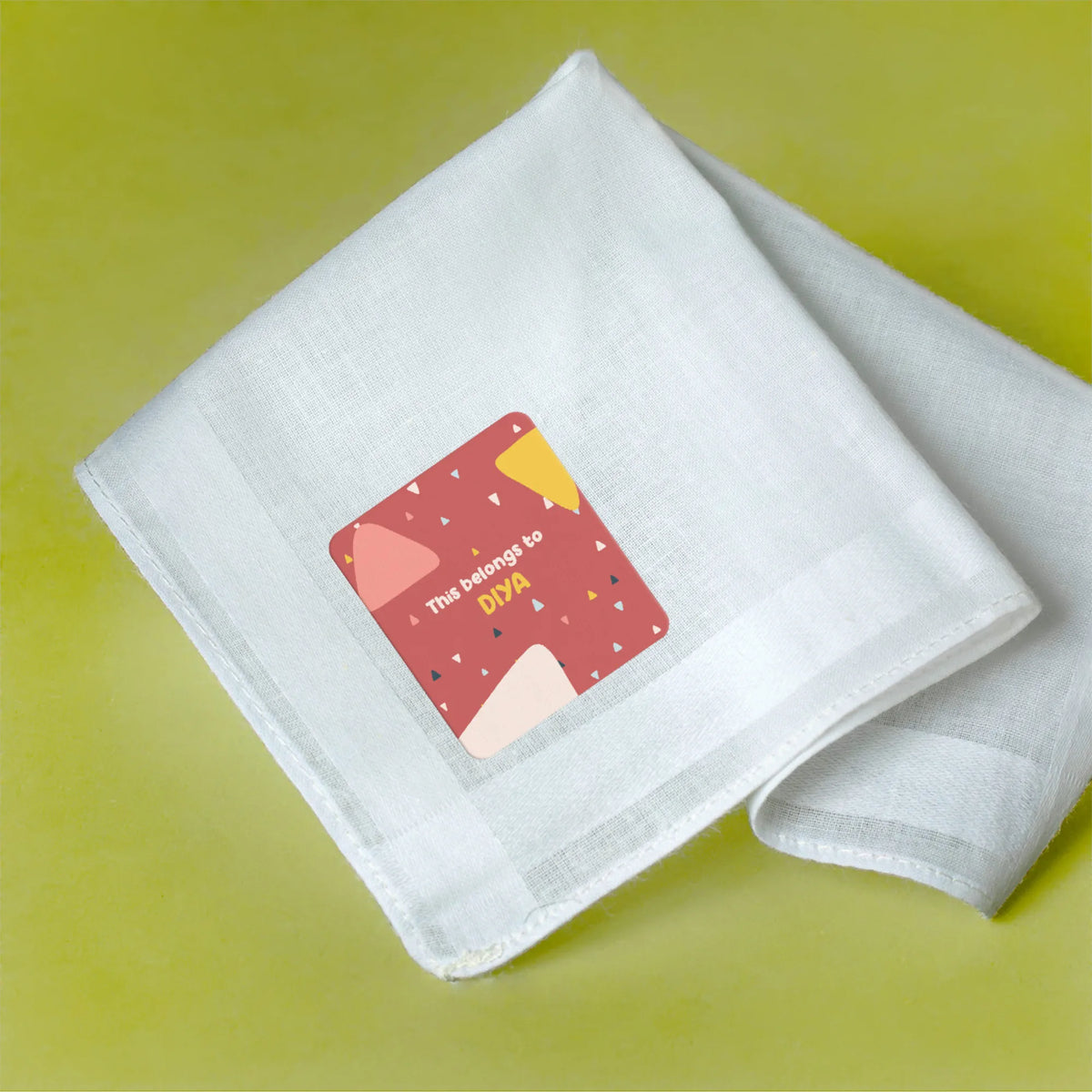 Personalised Triangle Tango Iron-On Name Labels for Clothes - image 3