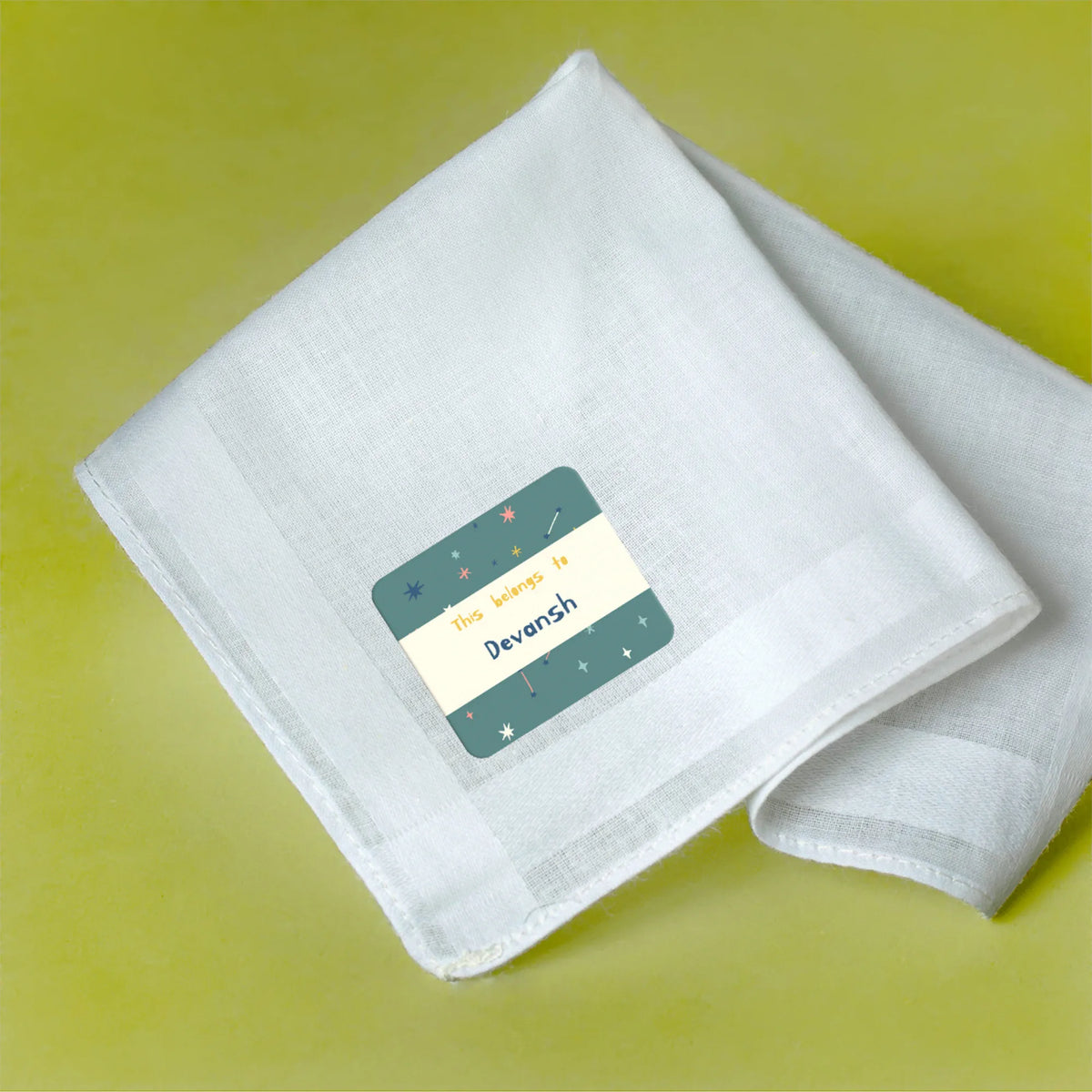 Personalised Twinkling Stars Iron-On Name Labels for Clothes - image 3