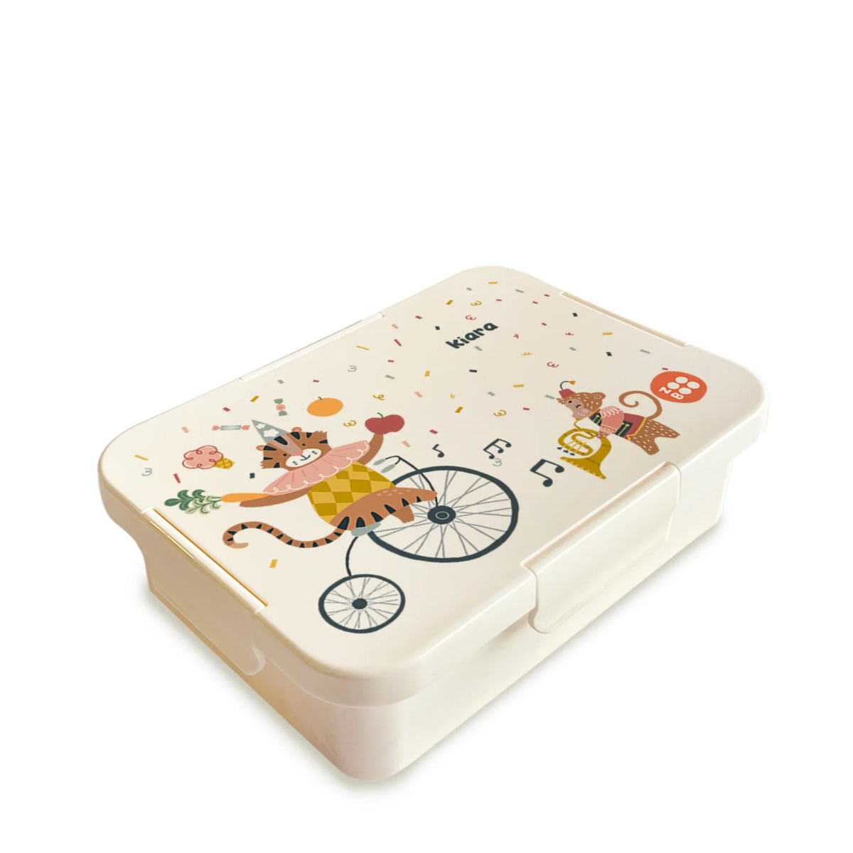 Personalised Animal Circus Bento Lunch Box for Kids - image 1