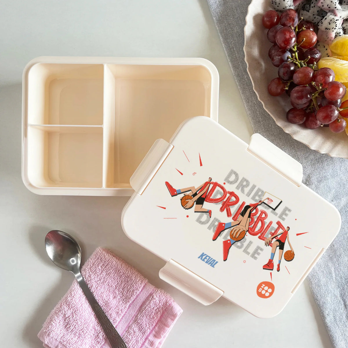 Personalised Basketball Fever Boy Bento Lunch Box for Kids - image 2