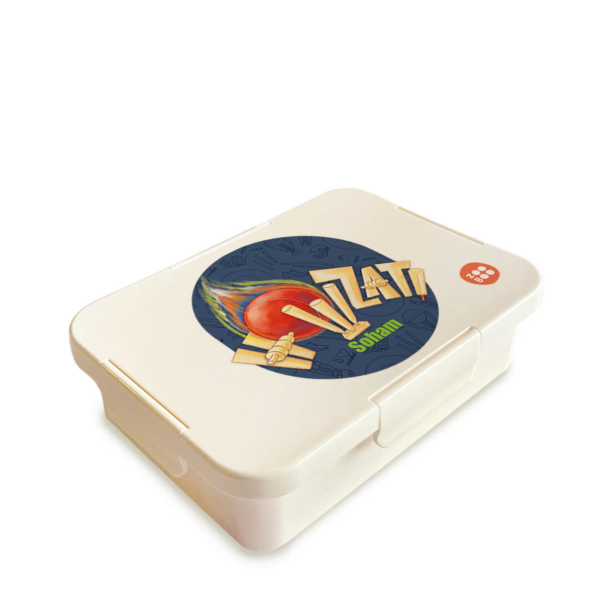 Personalised Cricket Buzz Bento Lunch Box for Kids - image 1