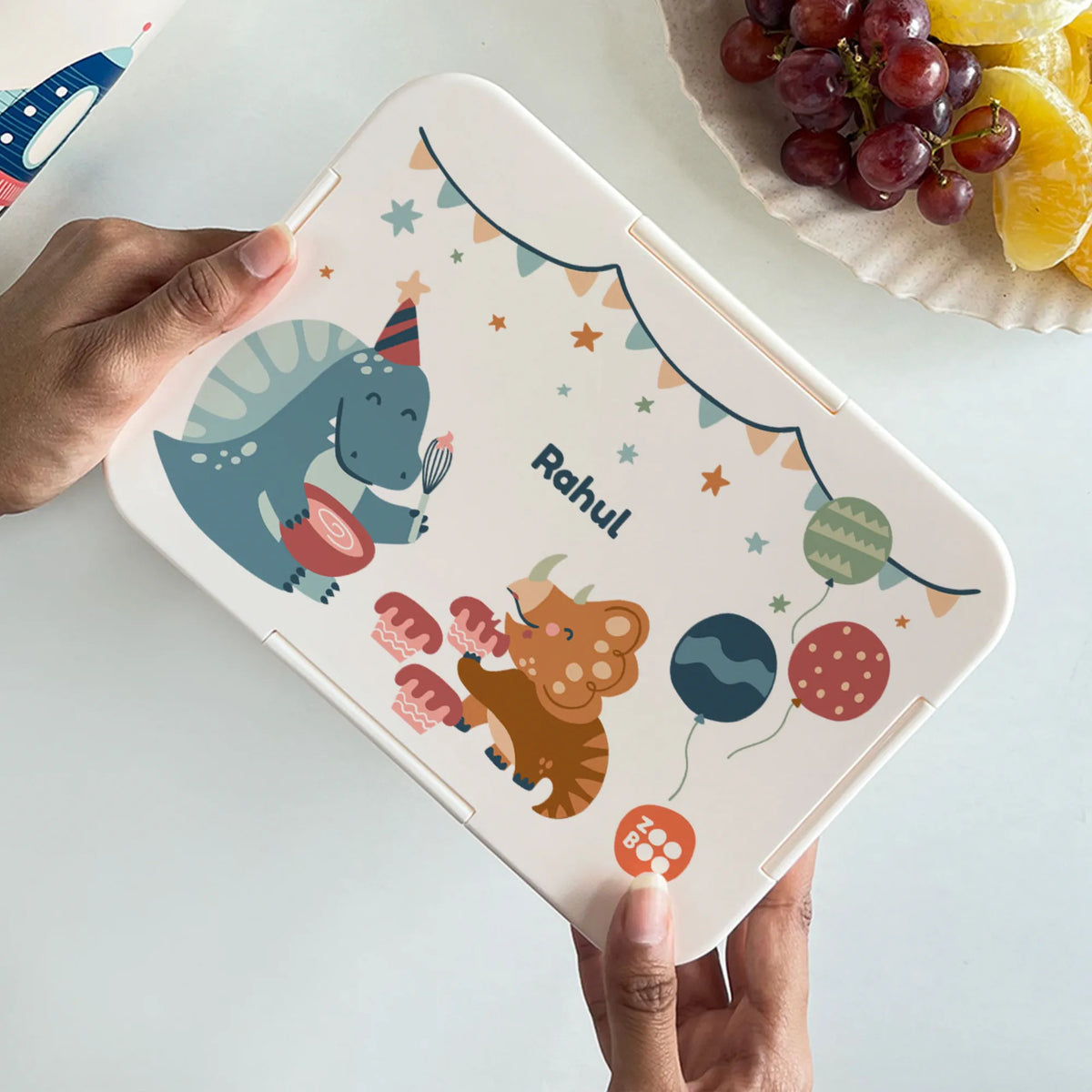 Personalised Dino Party Bento Lunch Box for Kids - image 4
