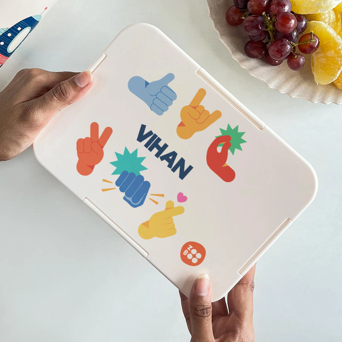 Personalised Emoji Moves Bento Lunch Box for Kids - image 4