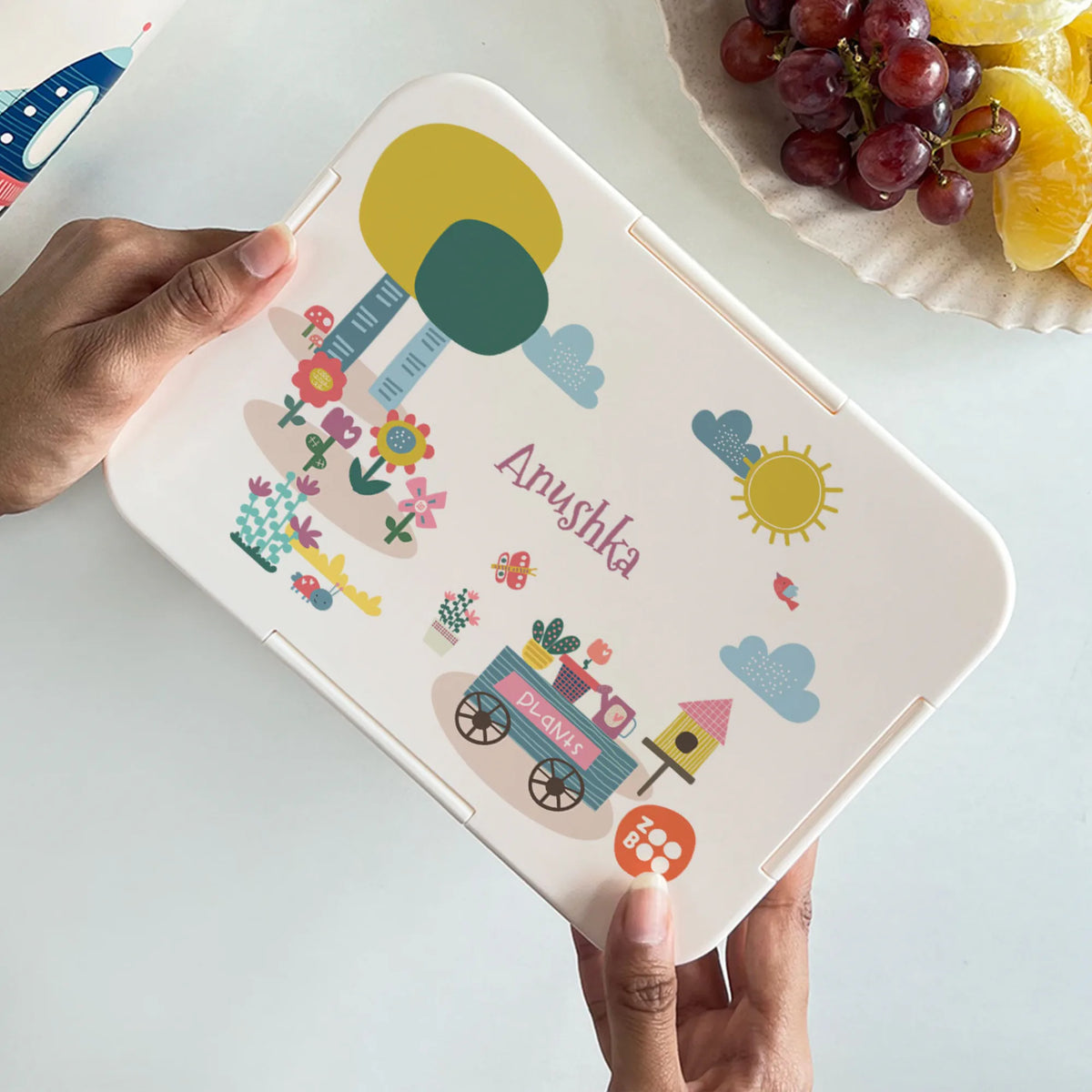 Personalised Enchanted Garden Bento Lunch Box for Kids - image 4