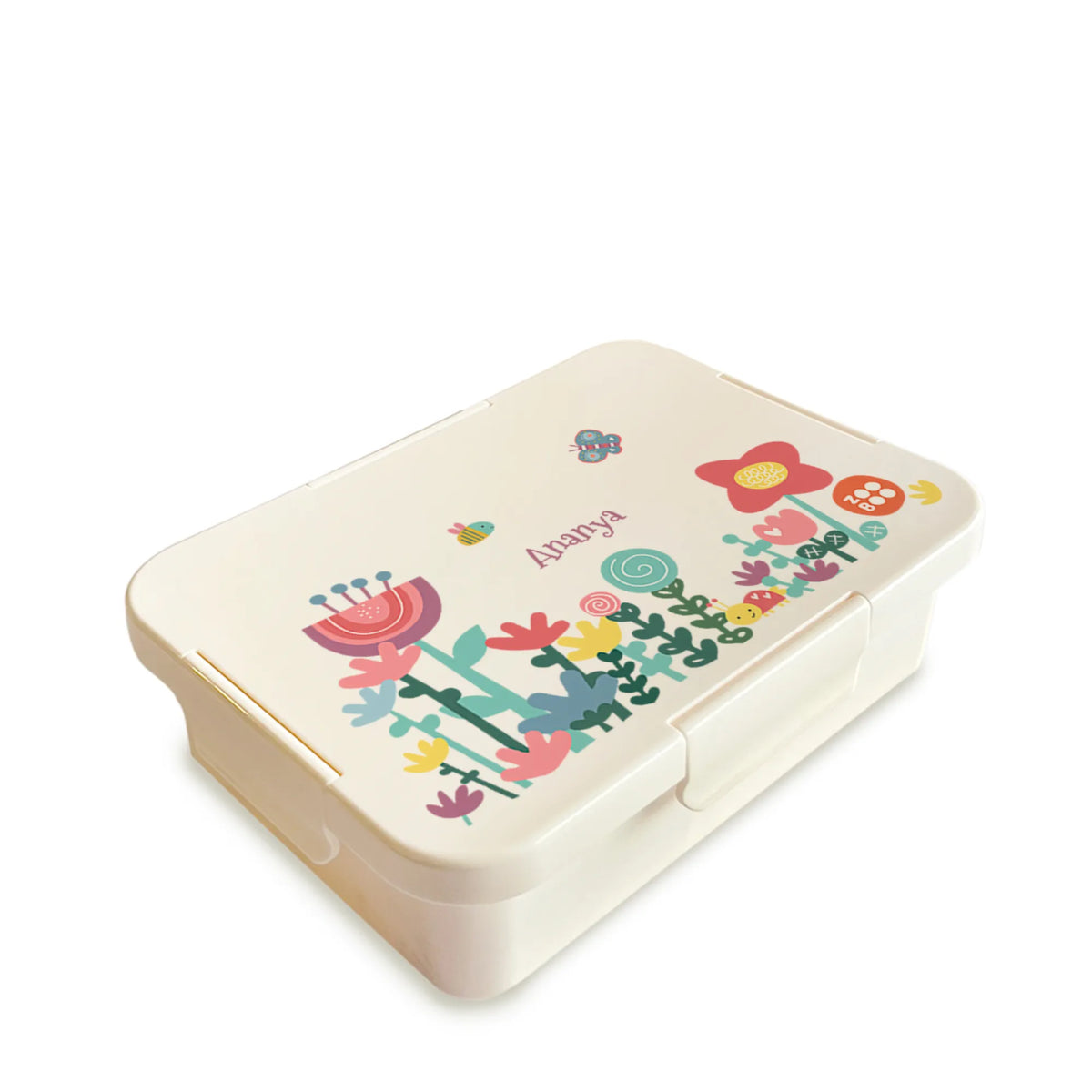 Personalised Flower Power Bento Lunch Box for Kids - image 1
