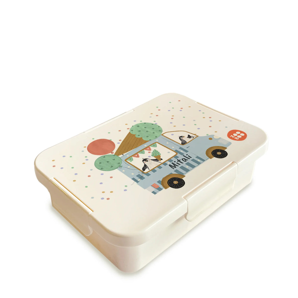 Personalised Ice Cream Fun Bento Lunch Box for Kids - image 1