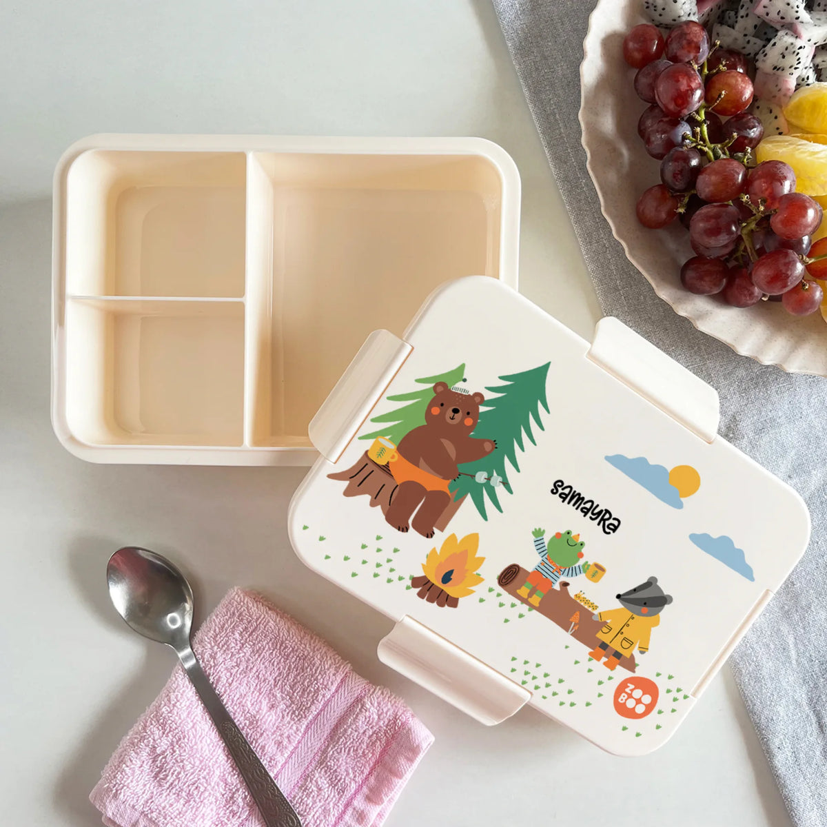 Personalised Into The Wild Bento Lunch Box for Kids - image 2