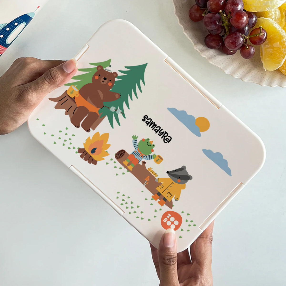 Personalised Into The Wild Bento Lunch Box for Kids - image 4