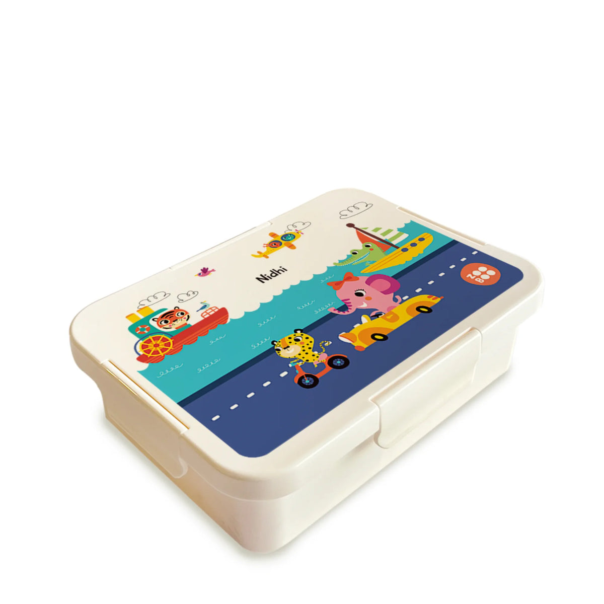 Personalised Let's Travel Bento Lunch Box for Kids - image 1