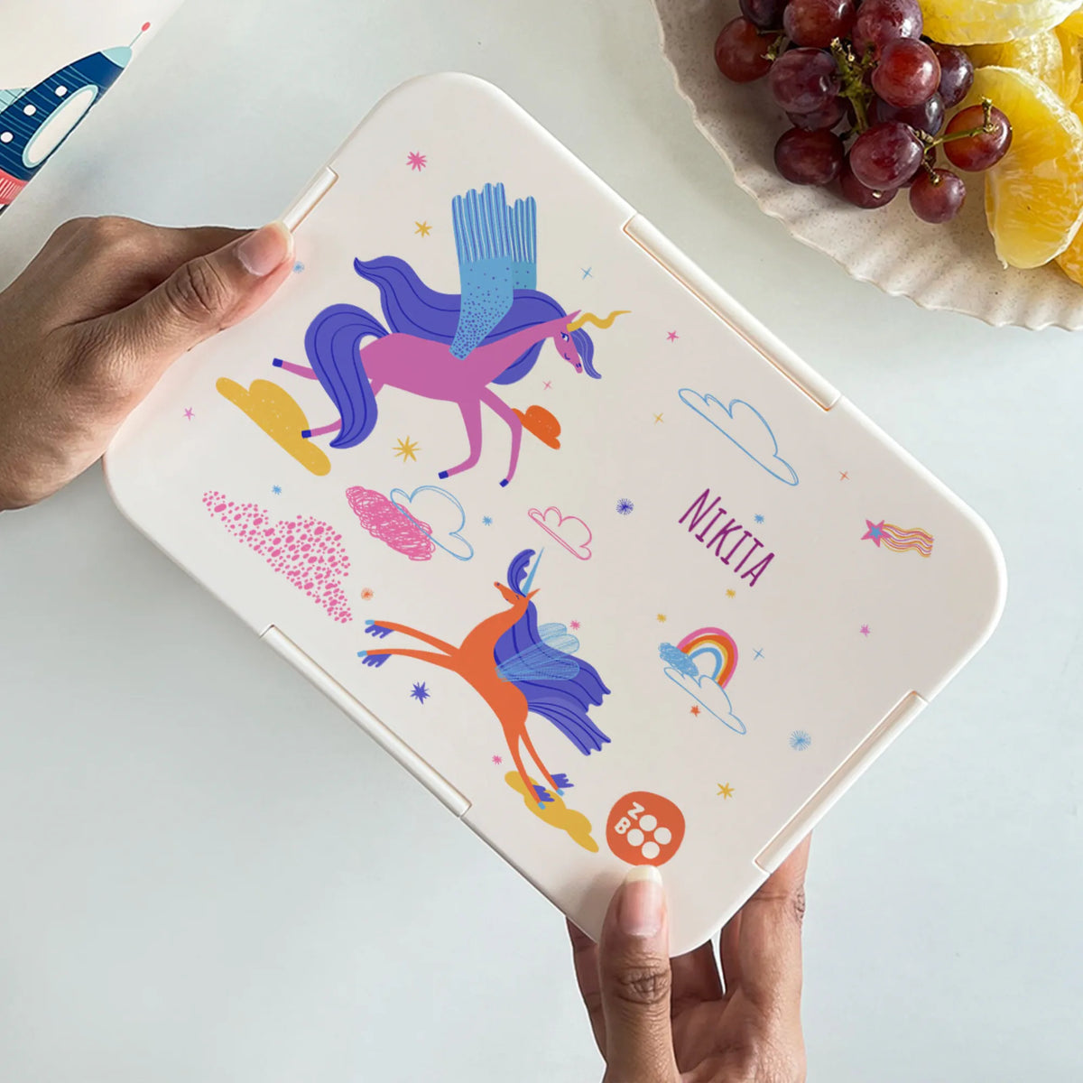 Personalised Magical Unicorn Bento Lunch Box for Kids - image 4