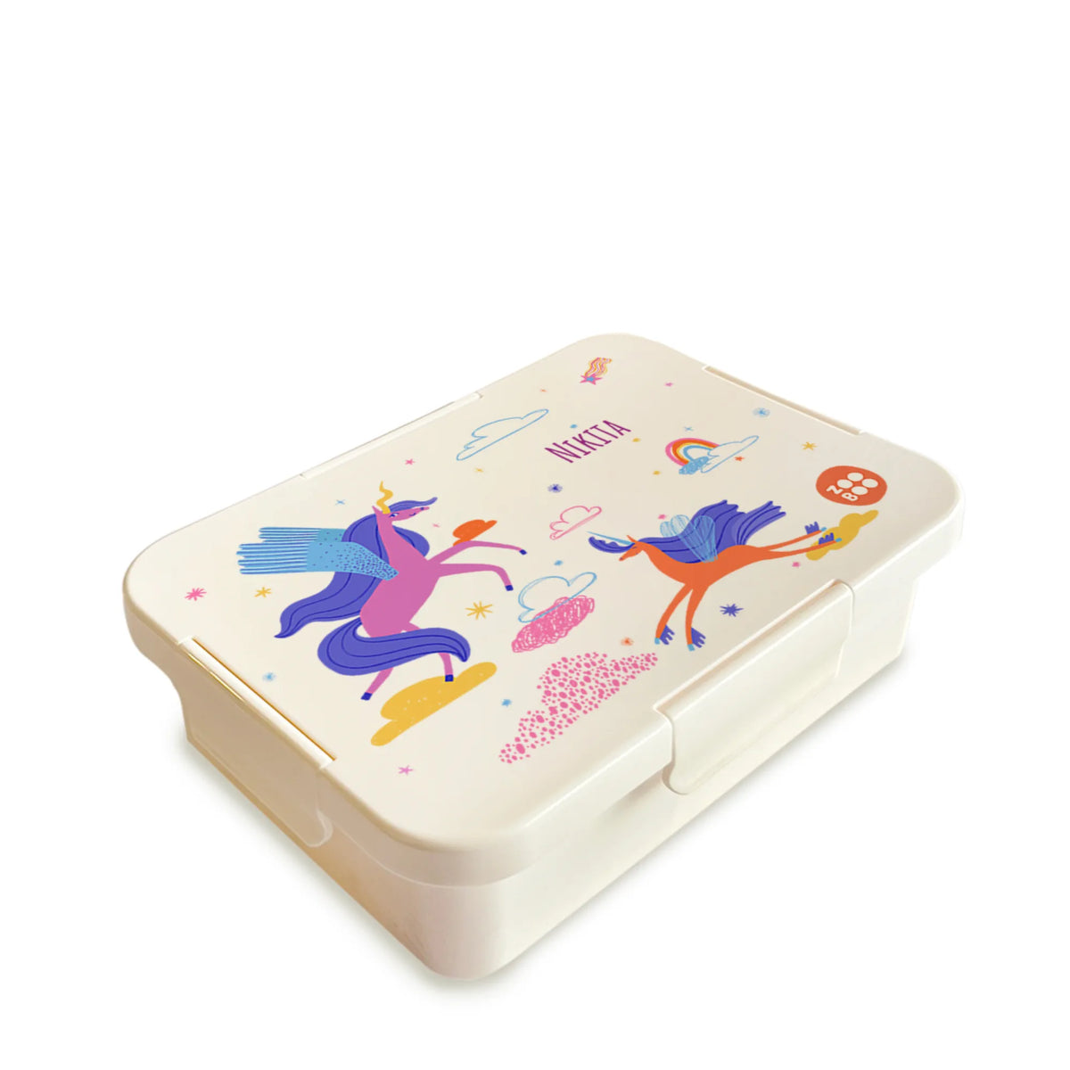 Personalised Magical Unicorn Bento Lunch Box for Kids - image 1