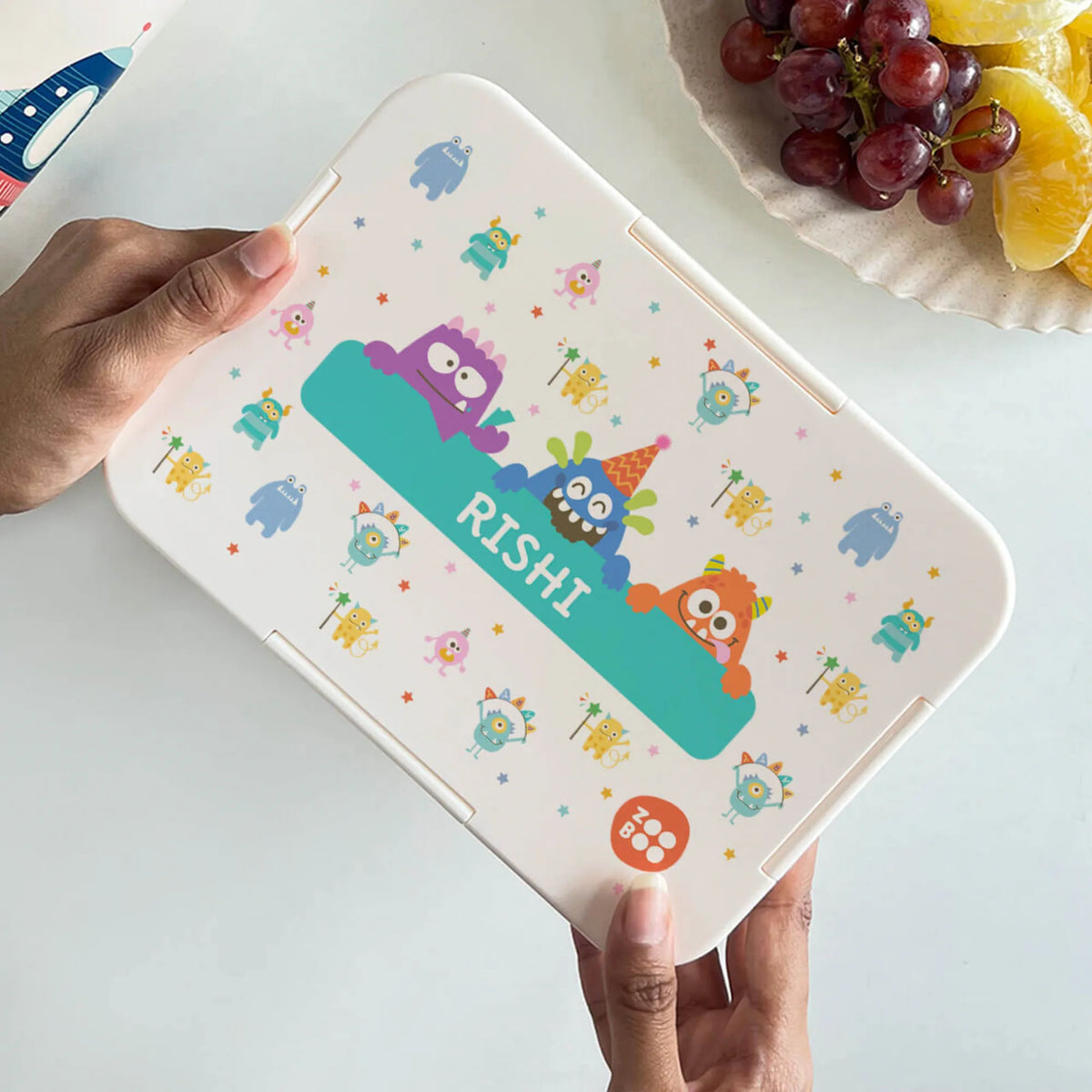 Personalised Monster Party Bento Lunch Box for Kids - image 4